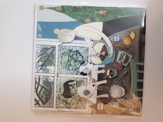 Picture of Card Blank - Beach huts card
