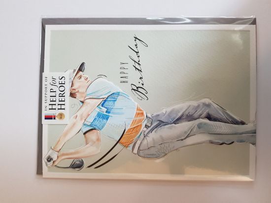 Picture of Card Birthday - Golf swing card