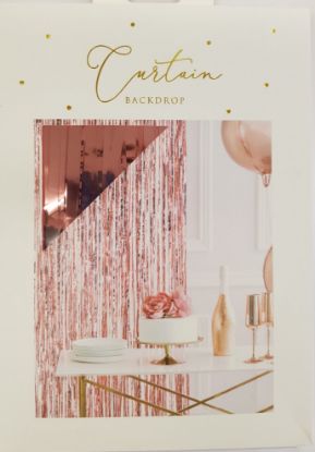 Picture of Curtain In Rose gold decorations