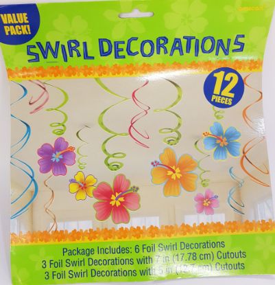 Picture of Flower swirls decorations