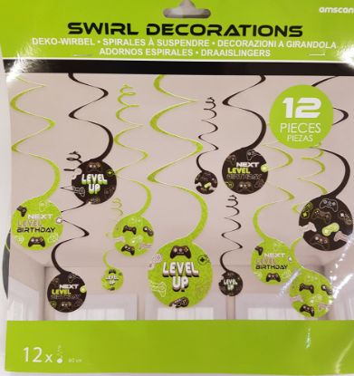 Picture of Swirls Gamers decorations