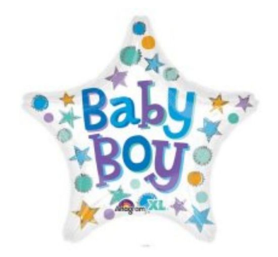 Picture of Baby boy Star shape Balloon