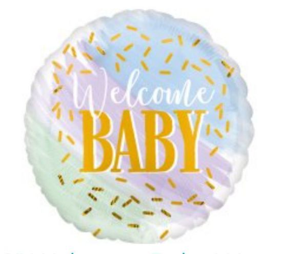 Picture of Baby Shower Silver Bright design