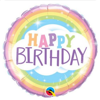 Picture of Birthday Balloons Rainbow