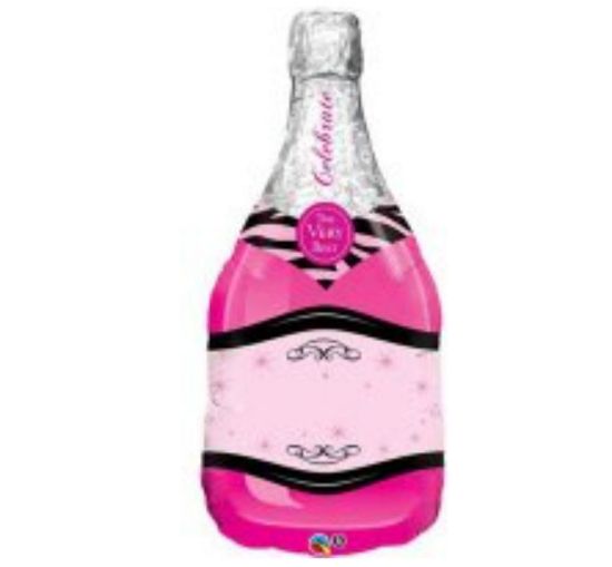 Picture of Supershape Balloon Champaign pink