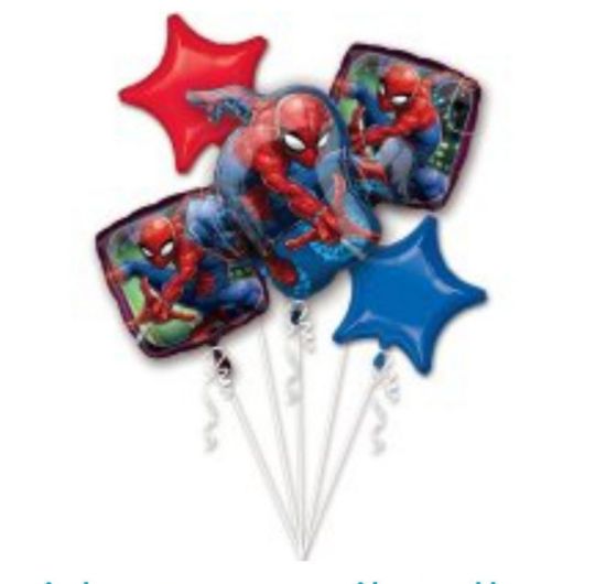 Picture of Spiderman bundle of Balloons
