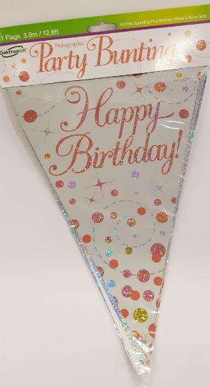 Picture of Bunting in Rose gold and silver