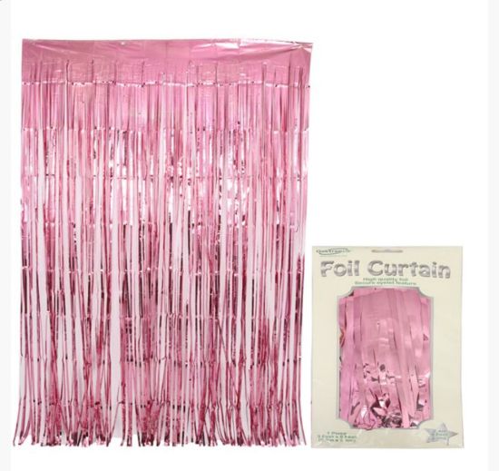 Picture of Curtain - Pink foil curtain