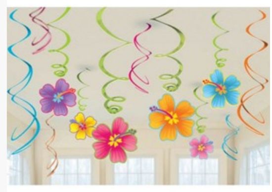 Picture of Danglers - Flowers spirals design