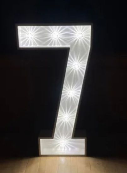Picture of Light up Number 7