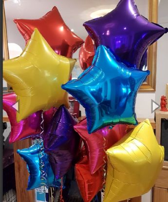 Picture of 18" Star shaped Balloons - Click to select colour