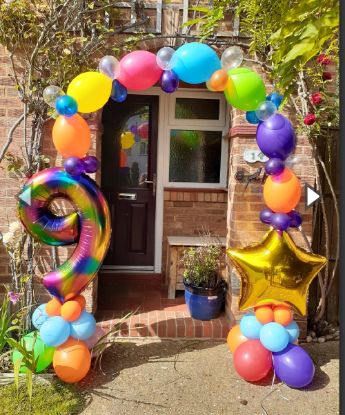 Picture of A. Helium Balloon Arch