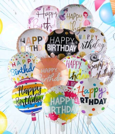 Picture of Happy Birthday balloons - Standard